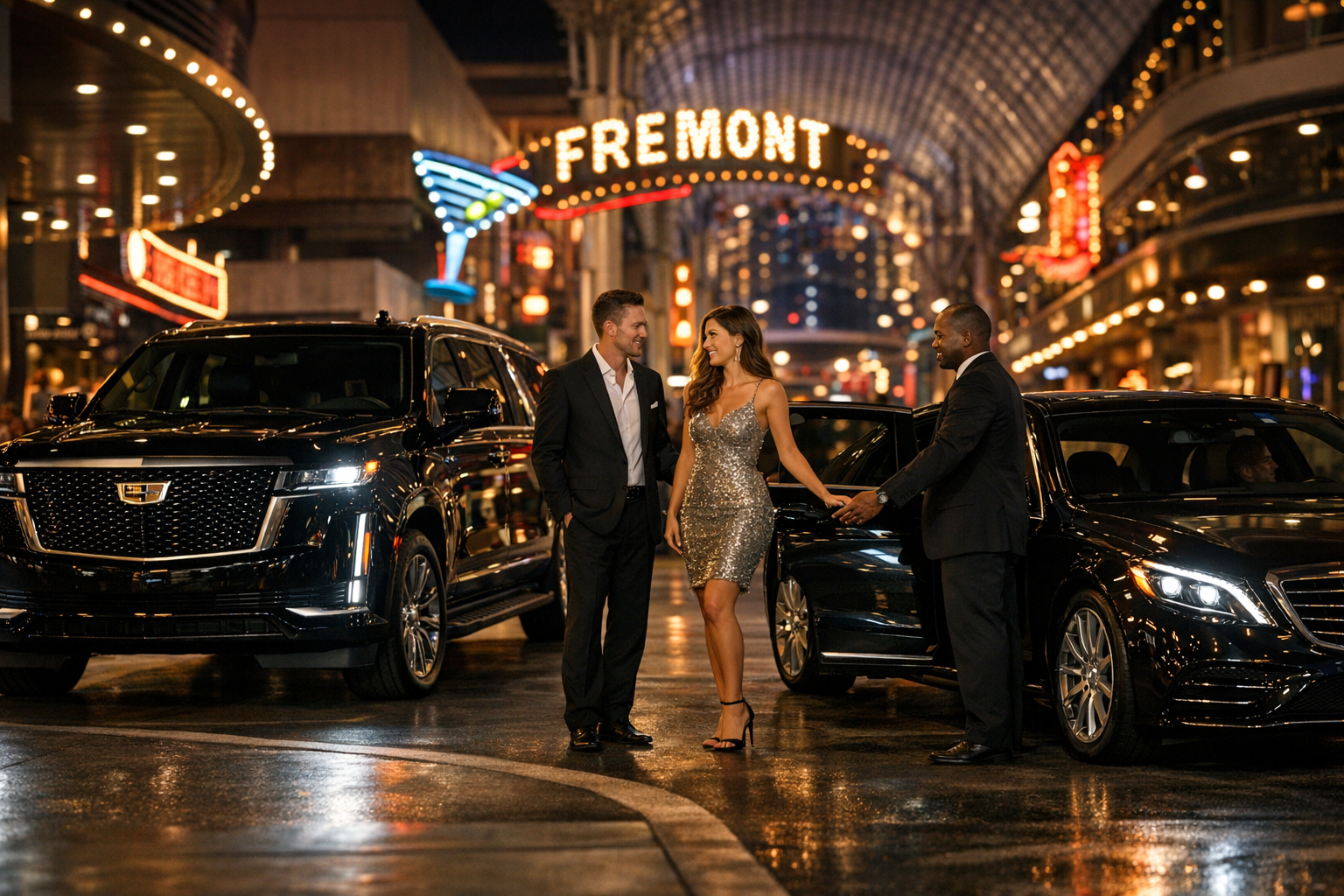 Fremont Street Transportation in Las Vegas: Luxury Rides, Airport Transfers, and VIP Service