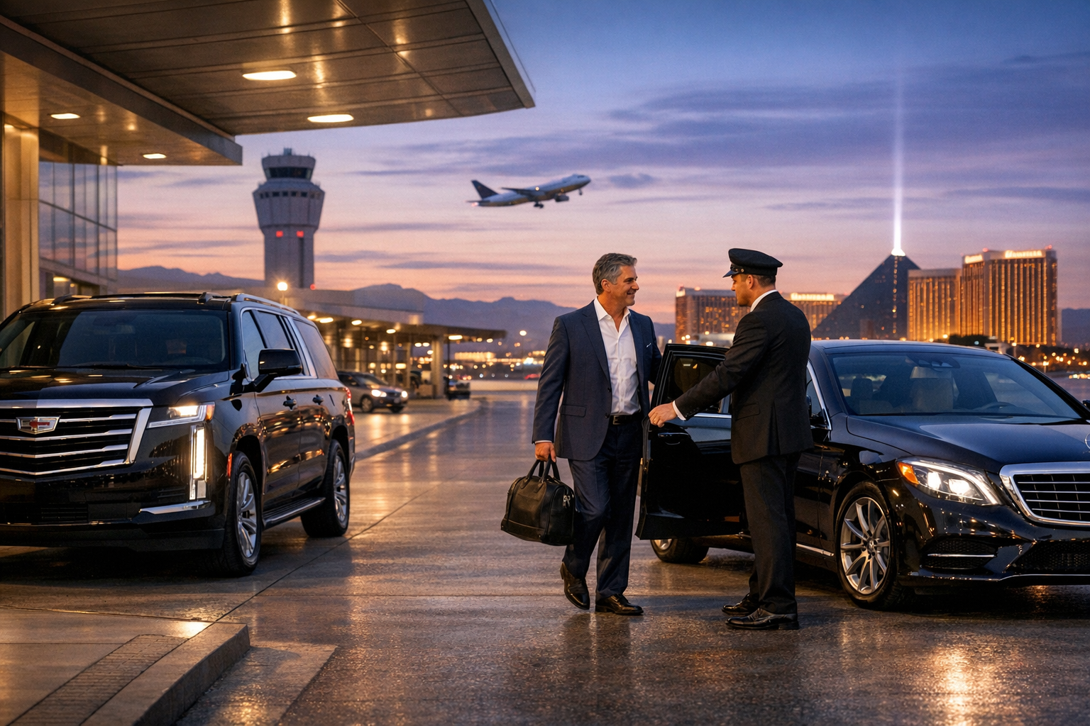 Harry Reid Airport Car Service in Las Vegas for Luxury Transfers and VIP Travel
