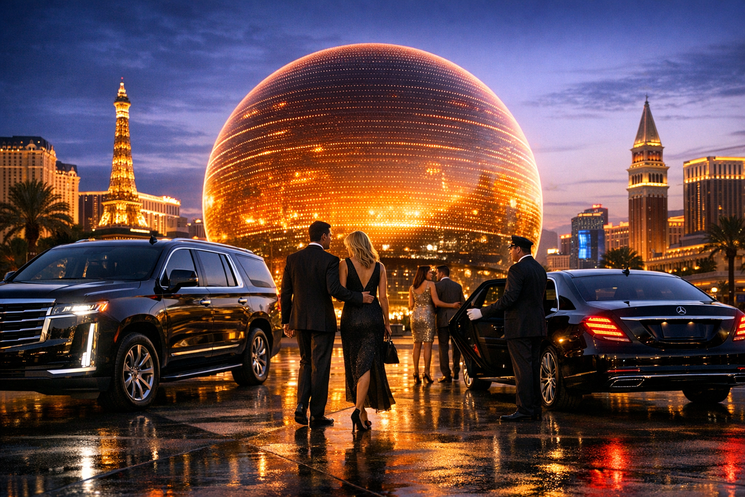 Sphere Ride Las Vegas: Luxury Transportation to the Sphere With Xclusivlivery